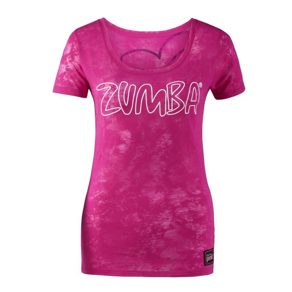 Zumba Fitness Tops - SOLD - Groove for the Cure Crew Neck Tee